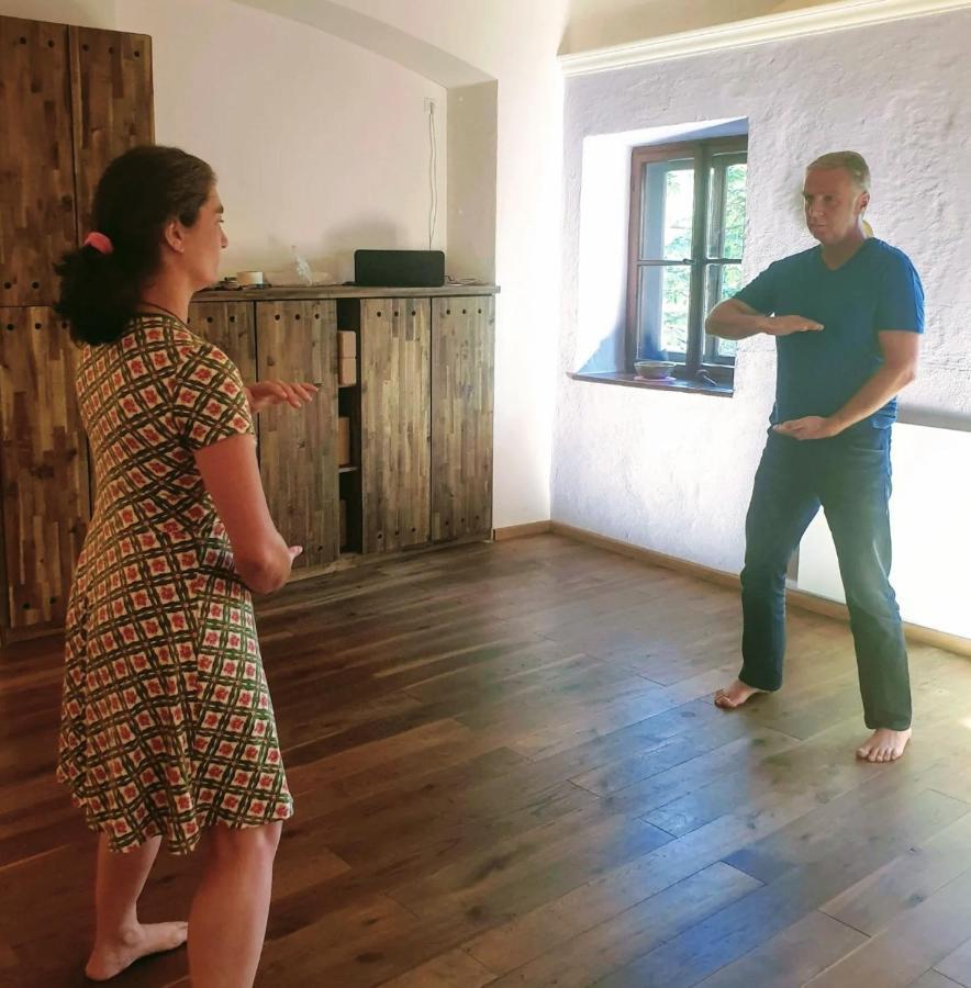 Tauglerei Appartement Kamin In Den Zauberbergen Sankt Koloman Dış mekan fotoğraf